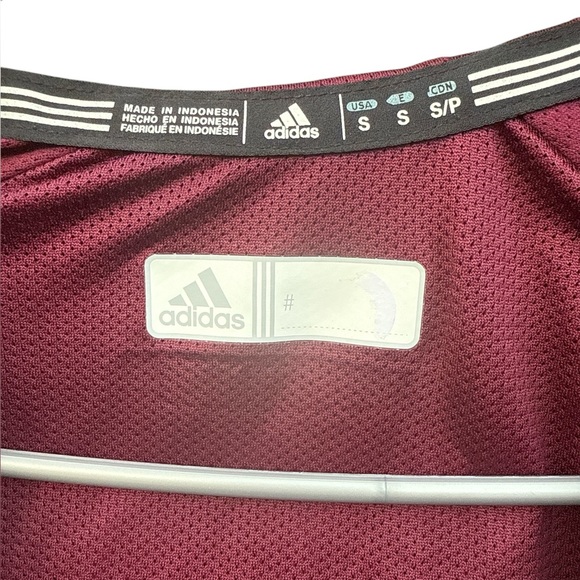 Adidas Texas A&M Burgundy Athletic Jacket Women’s Size Small - Picture 3 of 4